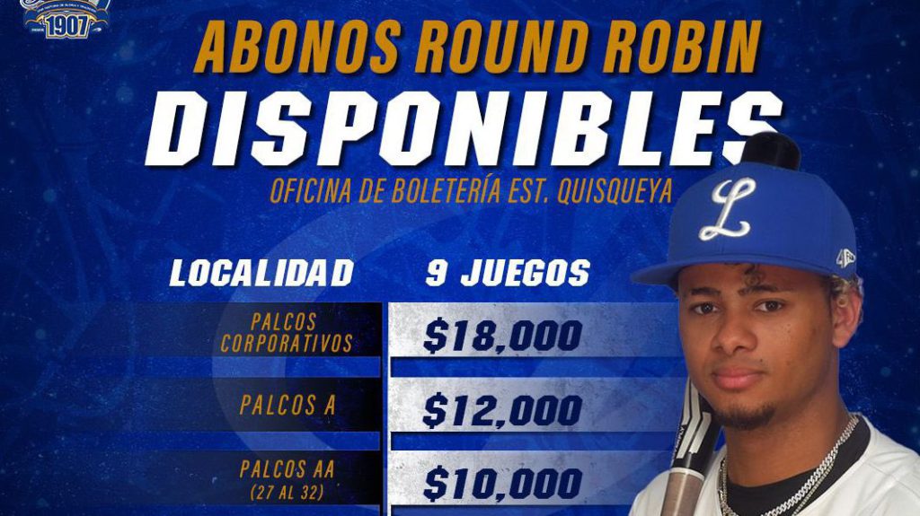 Licey anuncia precios de los abonos para el round robin 2024-2025